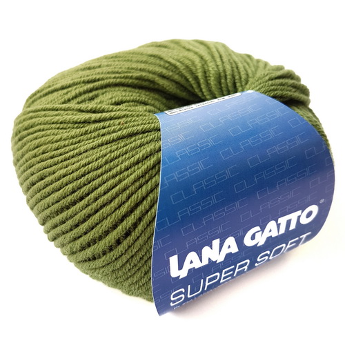 Lana Gatto Super Soft (13278 хвоя) 100%меринос 50 г/125 м