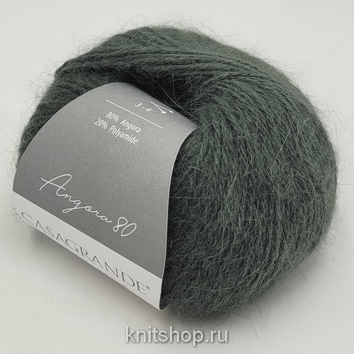 Casagrande Angora 80 (09.019 еловый) 80% ангора, 20% па 25г/112м