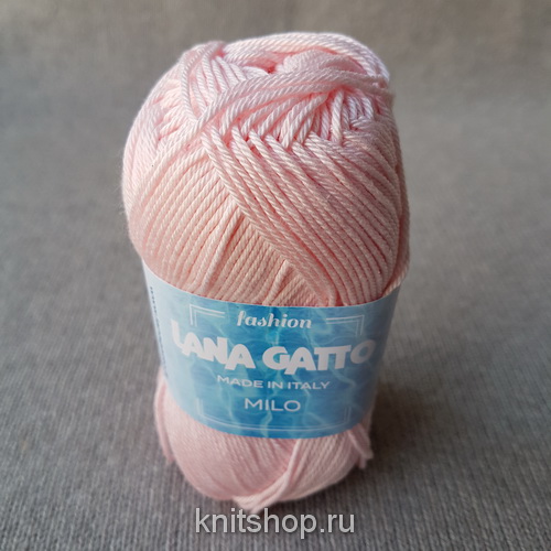Lana Gatto Milo (8688 светло-розовый) 100% хлопок 50 г/125 м