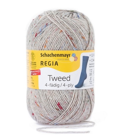 Schachenmayr Regia Tweed (00090) 70% меринос, 25% полиамид, 5% вискоза 100г/400м