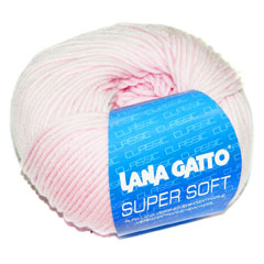 Lana Gatto Super Soft (05284 светло-розовый) 100%меринос 50 г/125 м