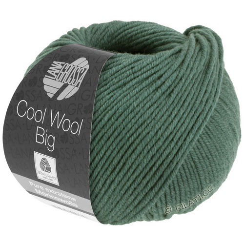 Lana Grossa Cool Wool Big uni (1004) 100% меринос экстрафайн 50 г/120 м
