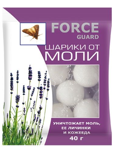 Force Guard Шарики инсектицидные от моли, 40гр