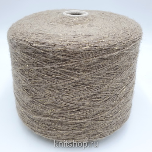 Смотка New Mill Magreb Bark + Astro (128190 капучино золото) меринос, мохер, люрекс, па 390м/100гр
