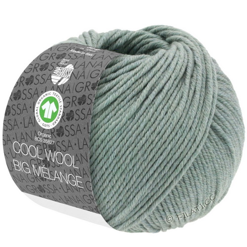 Lana Grossa Cool Wool Big Melange (209) 100% меринос экстрафайн 50 г/120 м