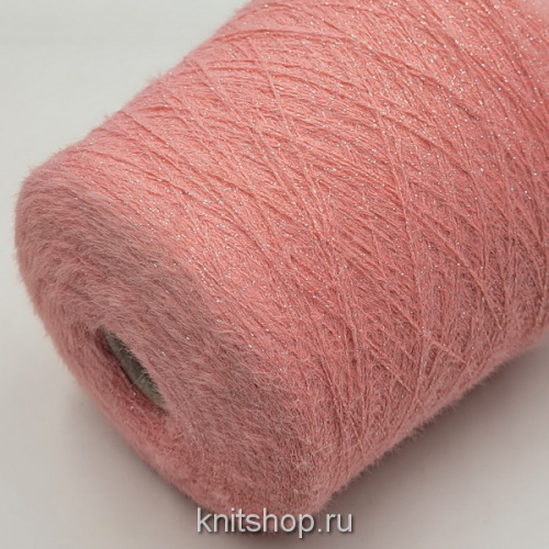 Filpucci Queen (24-047 фламинго) 95% па, 5% люрекс 1100м/100гр травка, лебяжий пух