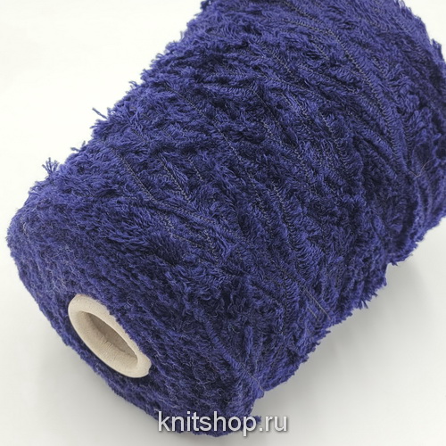 Filpucci Ermellino (600 темно-синий) 90% меринос, 10% па 150м/100гр мех, реснички