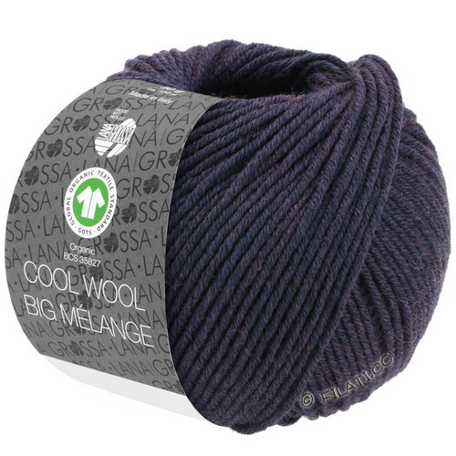 Lana Grossa Cool Wool Big Melange (202) 100% меринос экстрафайн 50 г/120 м