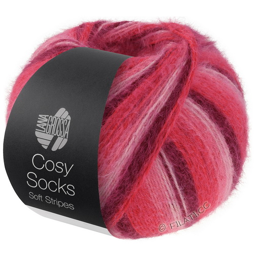 Lana Grossa Meilenweit 100 Cosy Socks Soft Stripes (105) 70% меринос, 30% полиамид 100г/400м