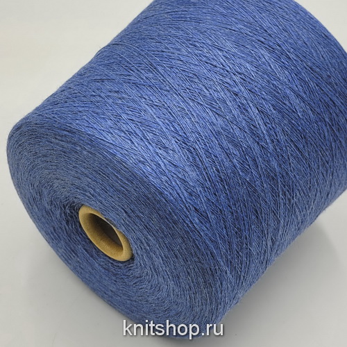 Zegna Baruffa Cashwool 2/30 (421505 синий деним меланж) 100% меринос 1500м/100гр
