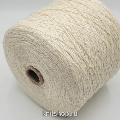 Filati Buratti Seta Lana 53460 (Greggio сливочный) 60% шелк тусса, 40% меринос 2/7 350м/100гр твид