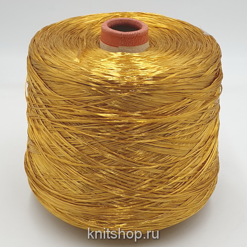 Fratelli Reali Rafia (Oro золото) 100% вискоза 600м/100гр (бобинка 970гр, продается штучно)