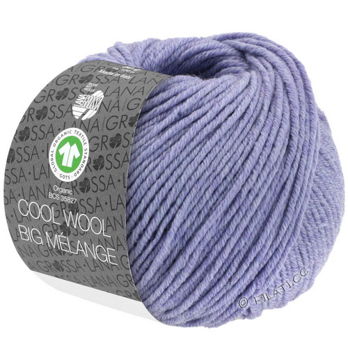 Lana Grossa Cool Wool Big Melange (201) 100% меринос экстрафайн 50 г/120 м