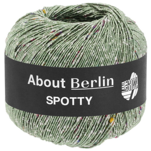 Lana Grossa About Berlin Spotty (002) 55% хлопок, 26% па, 19% пэ 50 г/125 м
