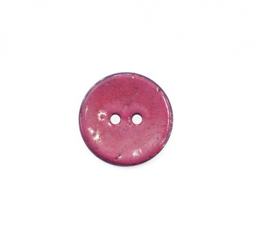 Пуговица размер 40L, диаметр 25мм цвет 11 розовый, кокос, Katia Concept