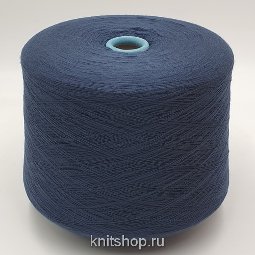 Zegna Baruffa Cashwool 2/48 (170047 синий джинс) 100% меринос 2400м/100гр
