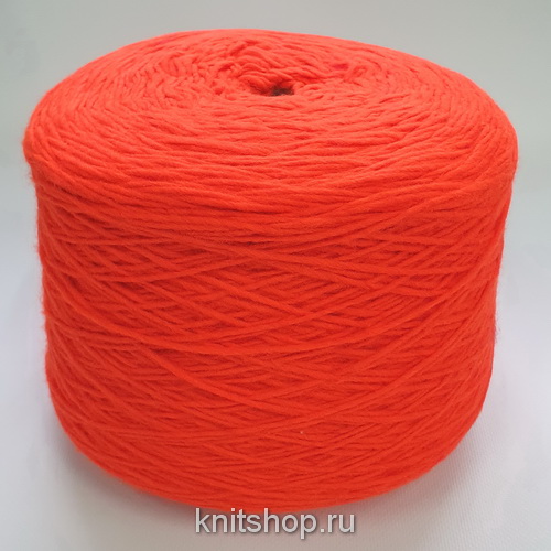 Cofil Baraonda (2581 Arancio Fluo коралловый неон) 50% меринос, 50% акрил 180м/100гр