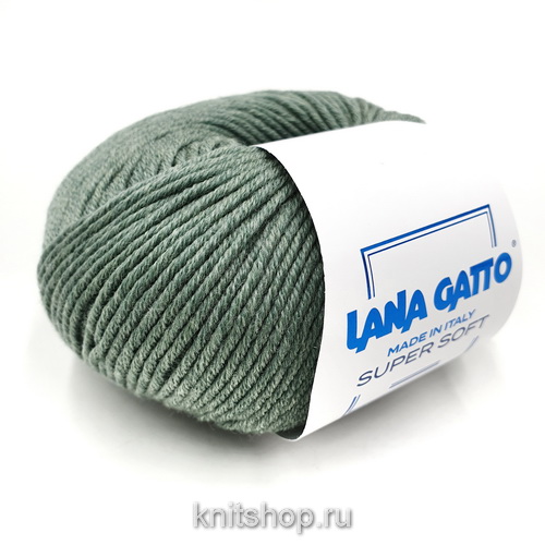 Lana Gatto Super Soft (20824 шалфей) 100%меринос 50 г/125 м