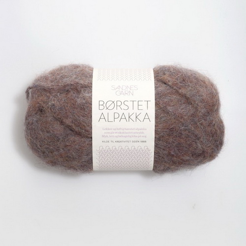 Sandnes Garn Borstet Alpakka (4350) 96% brushed альпака, 4% нейлон 50 г/110 м