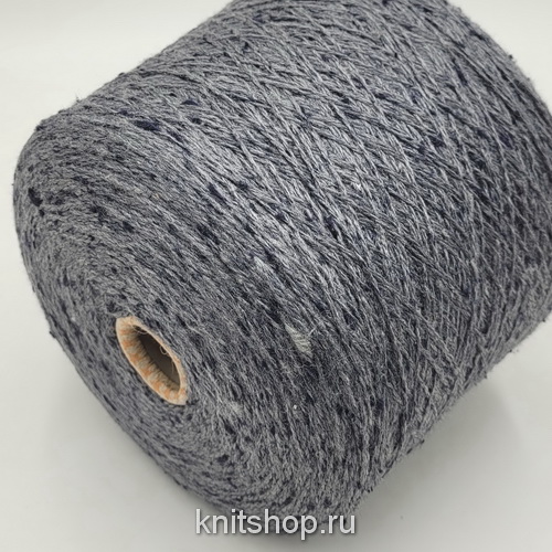 Filati Buratti Seta Lana 53561 (Blu 5 сизый джинс) 60% шелк тусса, 40% меринос 2/7 350м/100гр твид