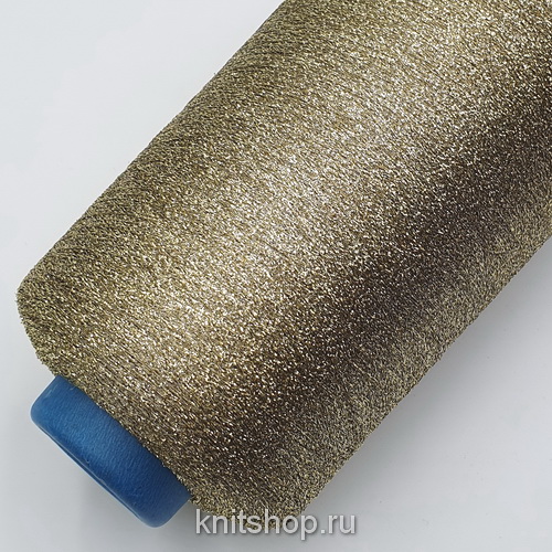 Sinflex (F597 золото) 60% вискоза, 40% люрекс 7500м/100гр (бобинка 500гр)