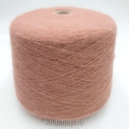 Pura Lana Italia Angora 80 (Nocciola пыльная роза) 80% ангора, 20% па 2/16 800м/100гр