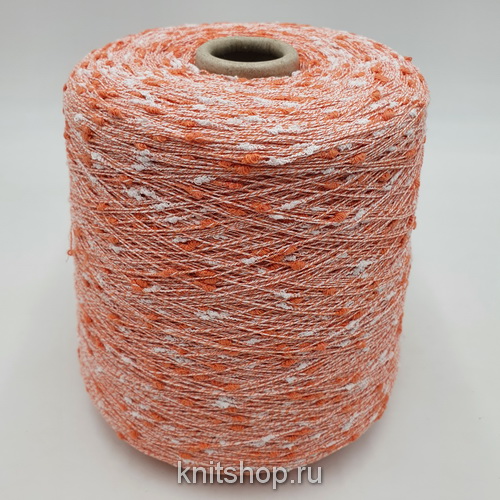 Nodino (Mandarino Multicolor белый, коралл) 100% па 1000м/100гр шишечки шишибрики