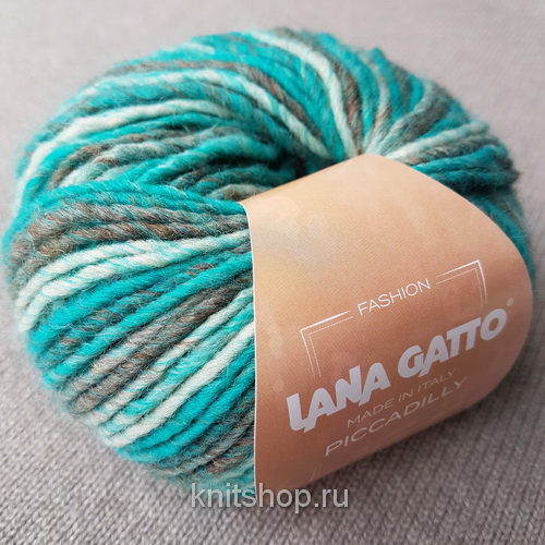 Lana Gatto Piccadilly (08418) 30% меринос, 70% акрил 50 г/90 м