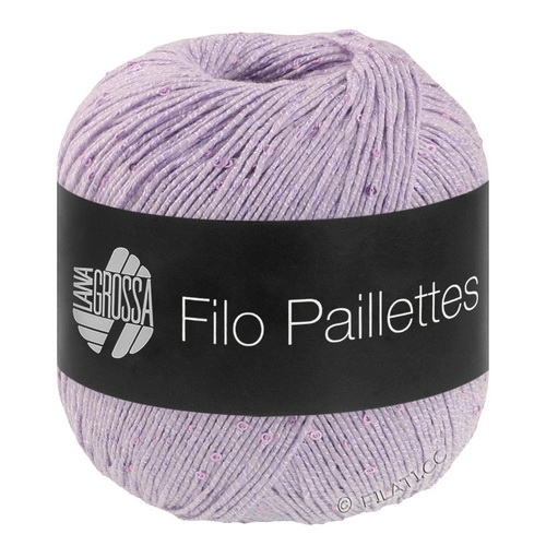 Lana Grossa Filo Paillettes (08) 55% хлопок, 39% полиэстер, 6% па, пайетки 50гр/155м