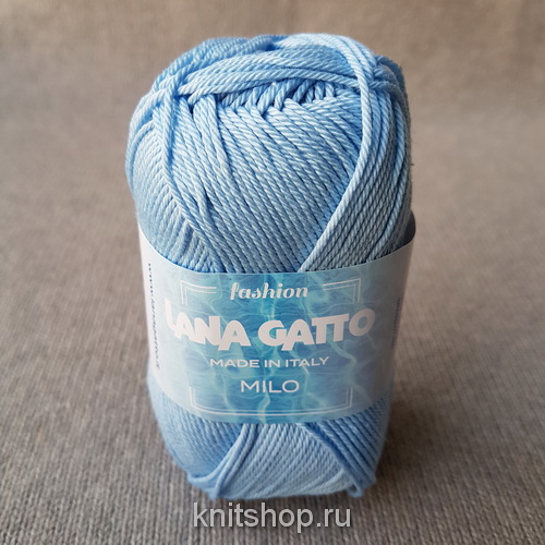 Lana Gatto Milo (8693 светло-голубой) 100% хлопок 50 г/125 м