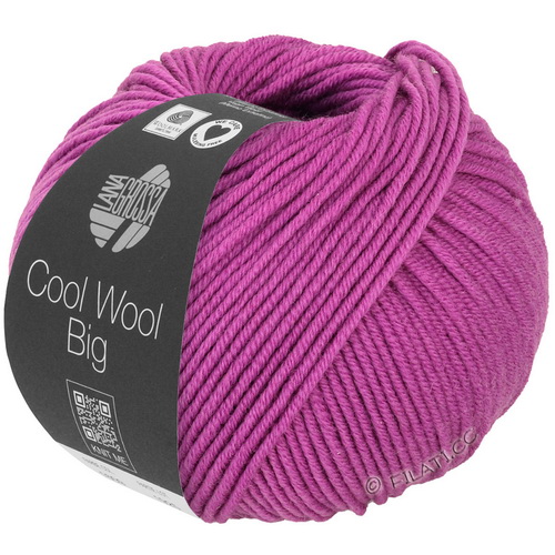 Lana Grossa Cool Wool Big uni (1017) 100% меринос экстрафайн 50 г/120 м