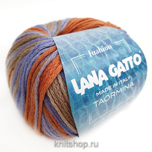 Lana Gatto Taormina (9237 сирень) 70% хлопок, 30% конопля 50г/105м шнурок