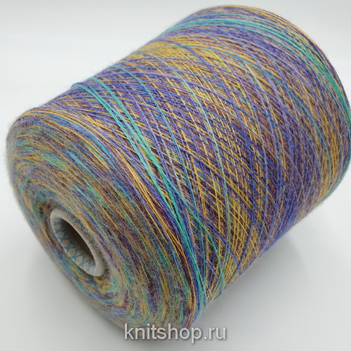 Stampa Luna (Primavera St многоцветье) 70% меринос, 30% альпака 2/28 1400м/100гр