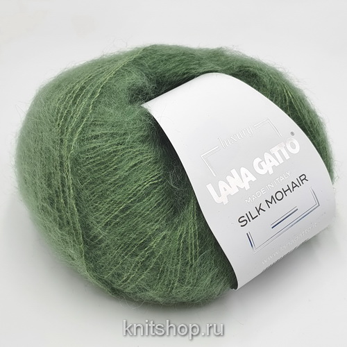 Lana Gatto Silk Mohair (9379 шалфей) 75% мохер, 25% шелк 25 г/212 м