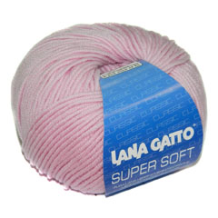 Lana Gatto Super Soft (05285 розовый) 100%меринос 50 г/125 м