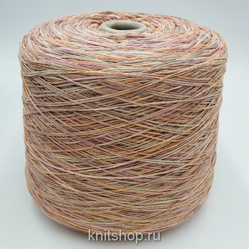 Roller Multicolor (001 роза мультиколор) 70% хлопок, 30% полиакрил 360м/100гр шнурок