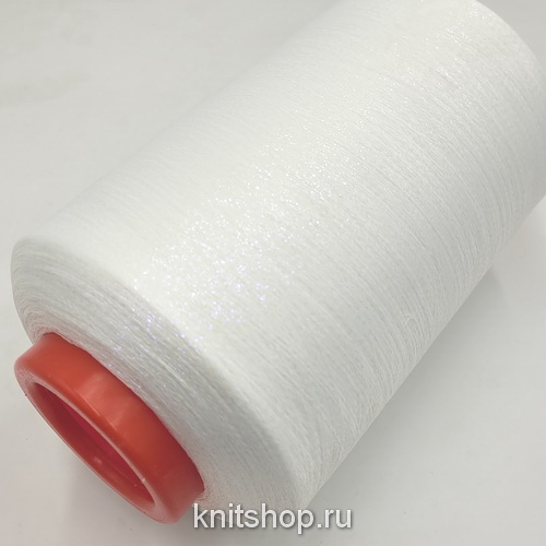 Lurex Pirp 2545 (Snow белый снег) 100% пл, люрекс 6000м/100гр