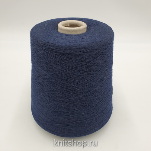 T&D Cashmere Cotton (Nero Navy темно-синий) 50% кашемир, 50% хлопок 2/42 2100 м/100 гр