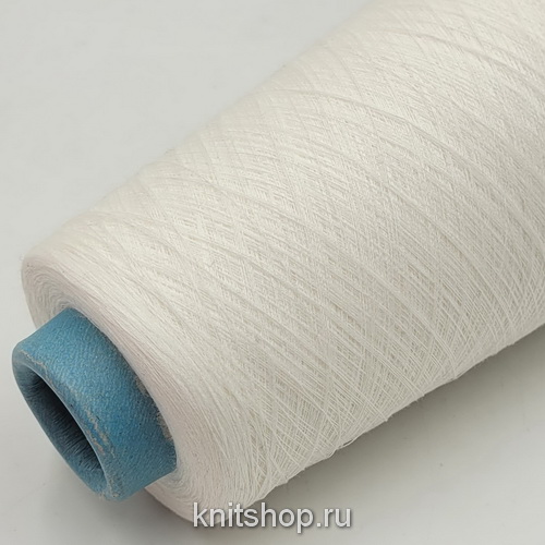 Sesia Rugiada (0910 белый) 50% шёлк, 50% хлопок 2/85 4250м/100гр