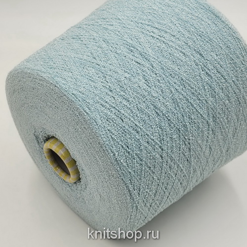 Filati Buratti Auriga (Azur голубой) 65% шелк, 35% па 1300м/100гр букле