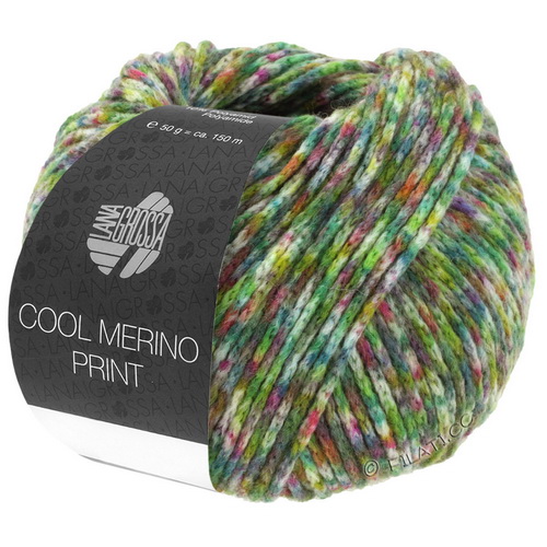 Lana Grossa Cool Merino Print (103) 90% меринос, 10% па 50г/150м