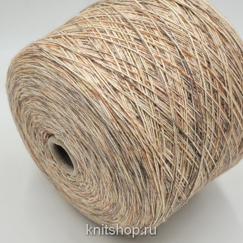 Sock Print (2236 бежевый лайм персик) 75% меринос, 25% па 4/12 300м/100гр