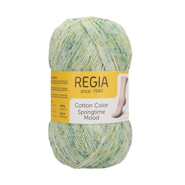 Schachenmayr Regia Cotton Color Springtime Mood (04086) 72% хлопок, 18% па, 10% полиэстер 100г/420м