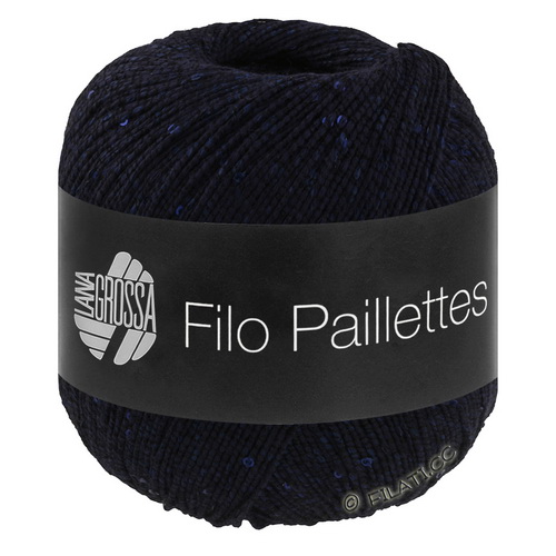 Lana Grossa Filo Paillettes (15) 55% хлопок, 39% полиэстер, 6% па, пайетки 50гр/155м