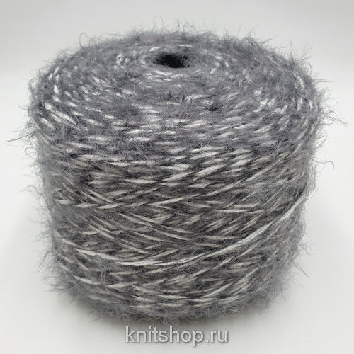 Magreb Mouline (серый мулине) 100% нейлон 166 м/100 гр нить - мягкая травка
