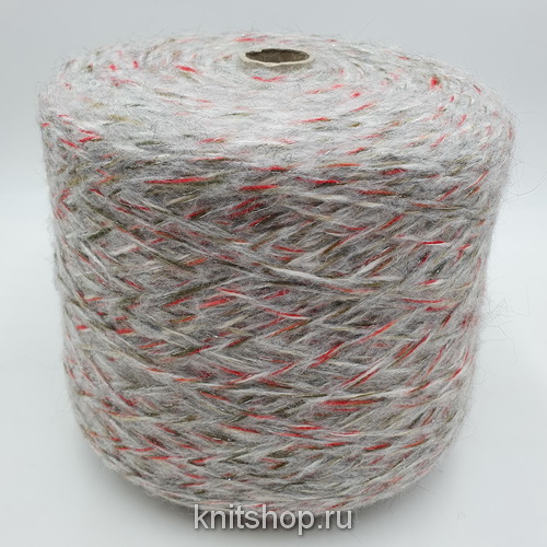 Allegro (Grigino Lux серо-розовый с люрексом) 60% мохер, 5% люрекс, 35% другие волокна 200м/100гр