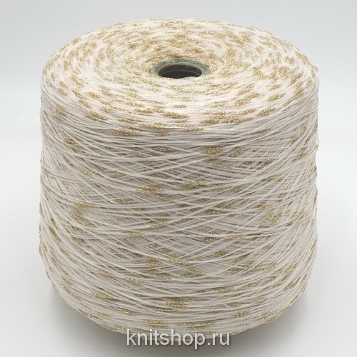Шишибрики (белое золото) синтетические волокна, люрекс 520м/100гр