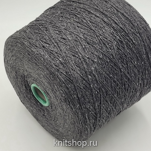 Filati Buratti Argus (14006 антрацит) 80% шелк буретный, 20% па 3/20 666м/100гр