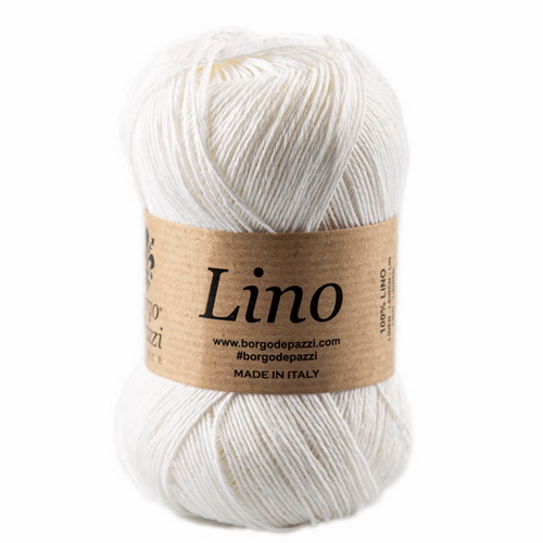 Borgo de'Pazzi Lino (40 белый) 100% лён 50гр/165м