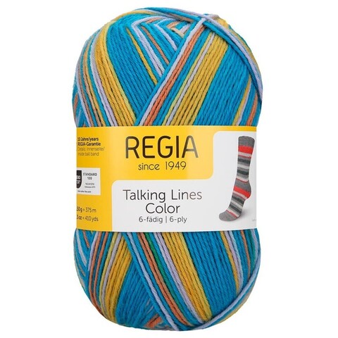 Regia Talking Lines Color 6-Ply (5106) 75% меринос, 25% полиамид 150г/375м